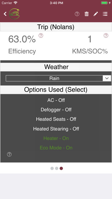 My EV App - Logging Made Easy Screenshot