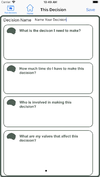Screenshot #2 pour CCMI BRAIN Decision Making App