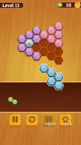 Game screenshot Block Puzzle Hexa Wood apk