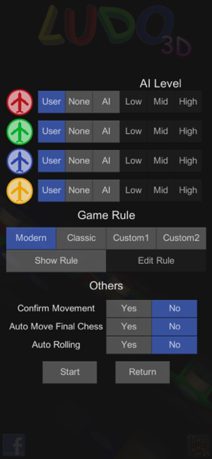 ‎Ludo 3D : Aeroplane Chess Screenshot