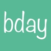 BDay - дни рождения