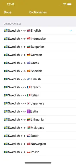 Game screenshot Swedish Dictionary - offline apk