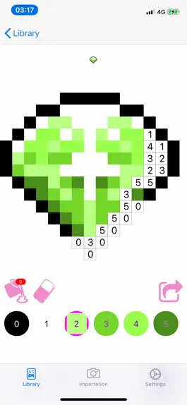 Game screenshot Fine Artist Color Pixel Number hack