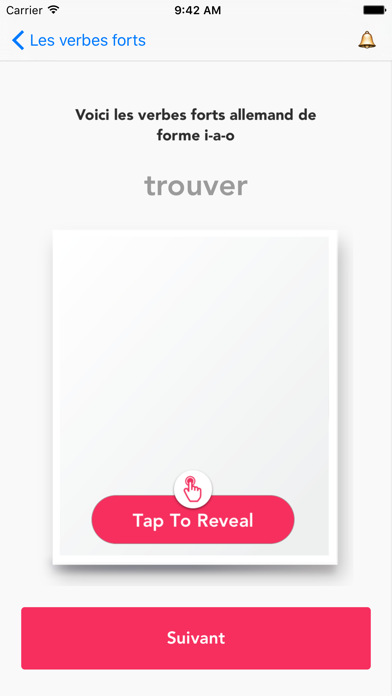 Screenshot #3 pour Allemand - Verbes forts