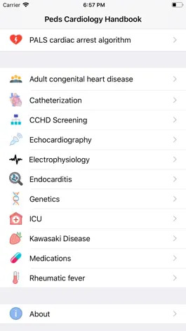 Game screenshot Peds Cardiology Handbook mod apk