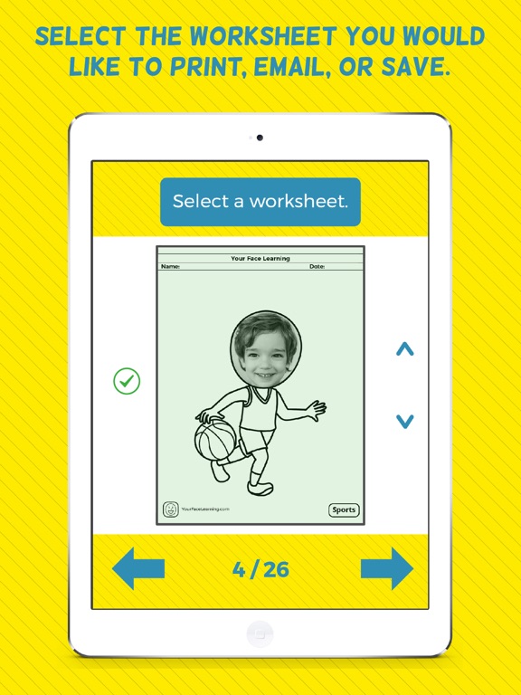 Your Face Learning iPad screenshot 9 - Education app