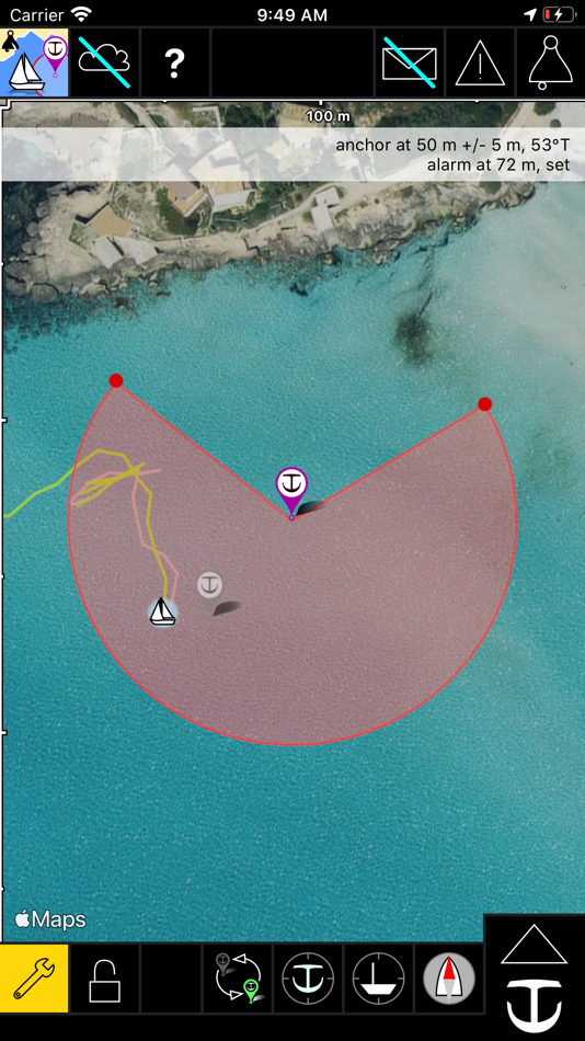 #8. Anchor! drag alarm (iOS) 由: Pomacanthus