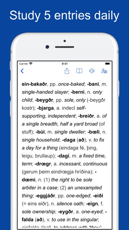 Old Icelandic Dictionary screenshot-4