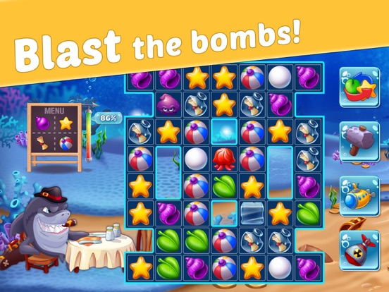 Reef Rescue: Match 3 Adventure iPad screenshot 5 - Games app