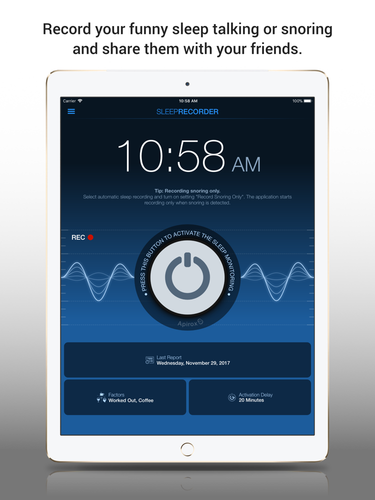 Prime Sleep Recorder App for iPhone - Free Download Prime ...