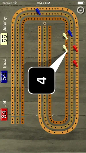 Cribbage Pegboard screenshot 3