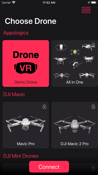 Screenshot #1 pour DroneVR - FPV for DJI drones