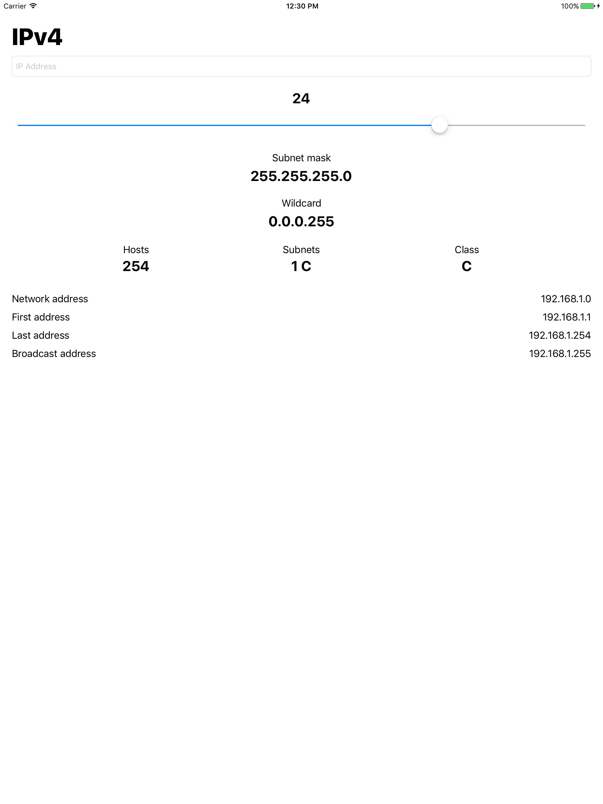 IP Subnet Calc Pro screenshot 5