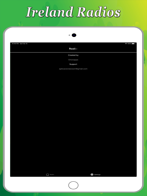 Ireland Radios iPad screenshot