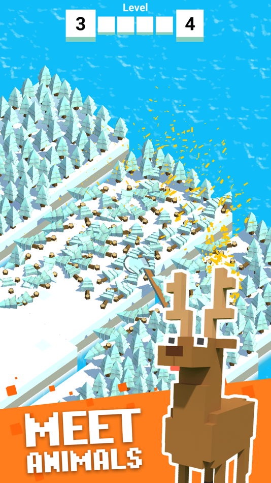 #4. Lumberjack - axe simulator (iOS) 由: Indigo Bunting