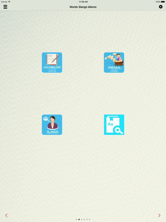 Screenshot #4 pour English Idioms Slangs Training