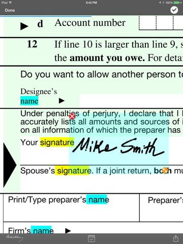 Screenshot #6 pour Sign-Here: Sign PDFs on your iOS device