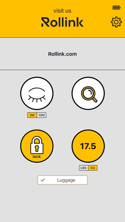 Rollink smart luggage
