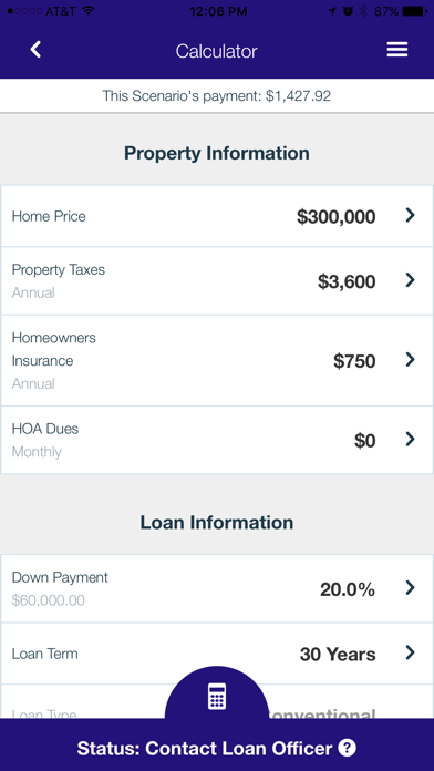 Mortgage Financial Group Screenshot