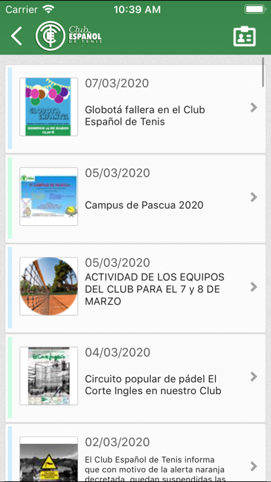 Screenshot #3 pour Club De Tenis Español