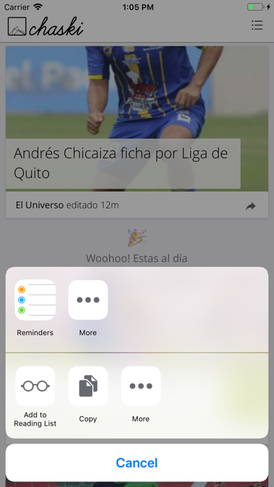 Chaski iPhone screenshot