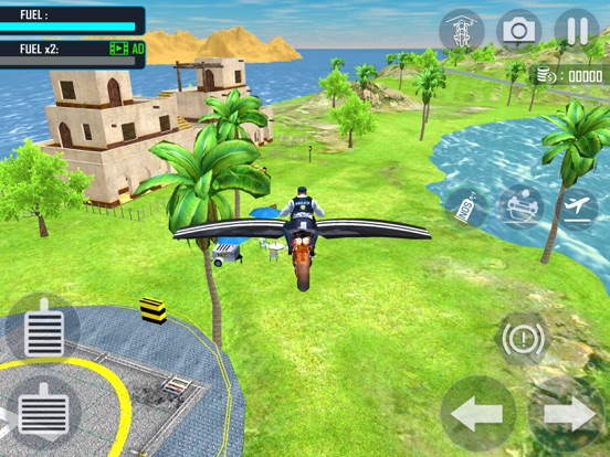 Flying Motorbike Real Sim 3Dのおすすめ画像1