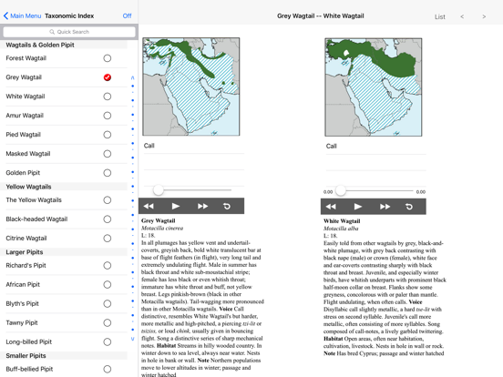 Birds of the Middle East iPad app afbeelding 5