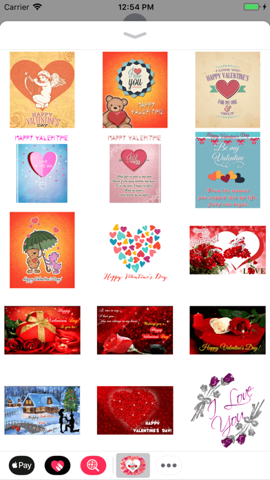 Valentine Love GIF Greetings Screenshot