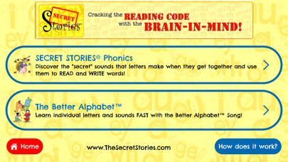 Secret Stories Phonics Reading Screenshot