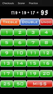 darts calculator iphone screenshot 1