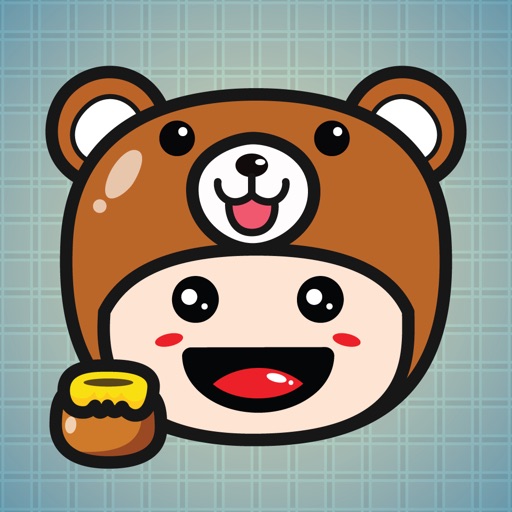Sticker Me Bear Mascot Boy by Huy Nguyen