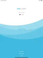 simclimat iPad Captures Décran 1