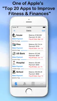 debt snowball pro - pay debt iphone screenshot 1