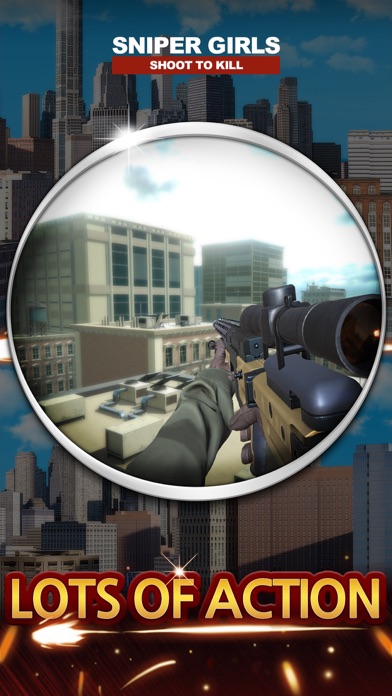 Sniper Girls: 3D Gun Shooting Screenshot