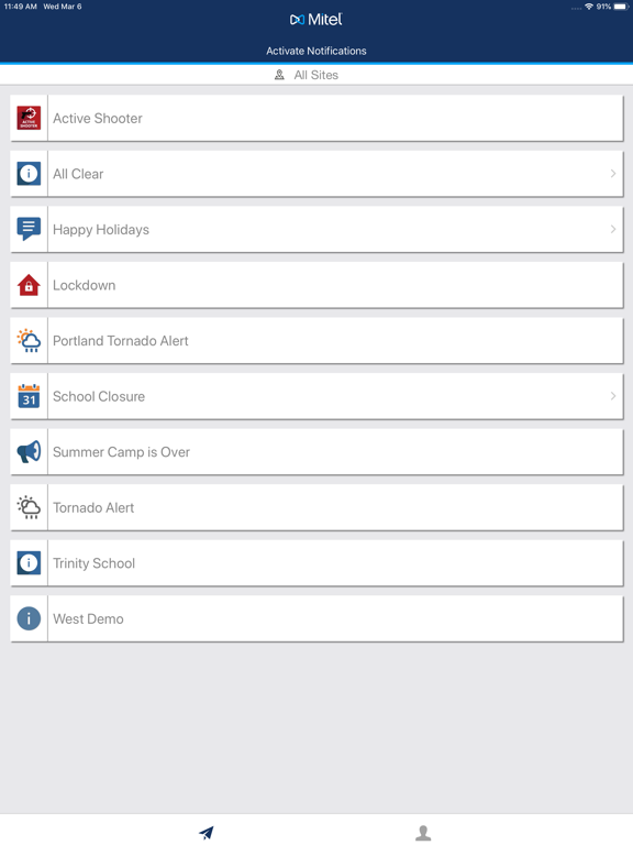 Screenshot #4 pour Mitel Revolution Mobile