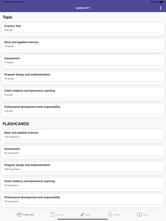 Screenshot #4 pour CPT CSCS Exam TruePrep Test