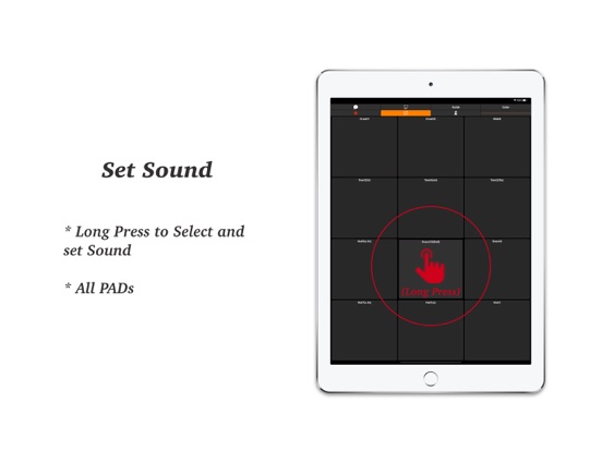 Drum PAD - Real Finger Drums iPad screenshot 4 - Music app