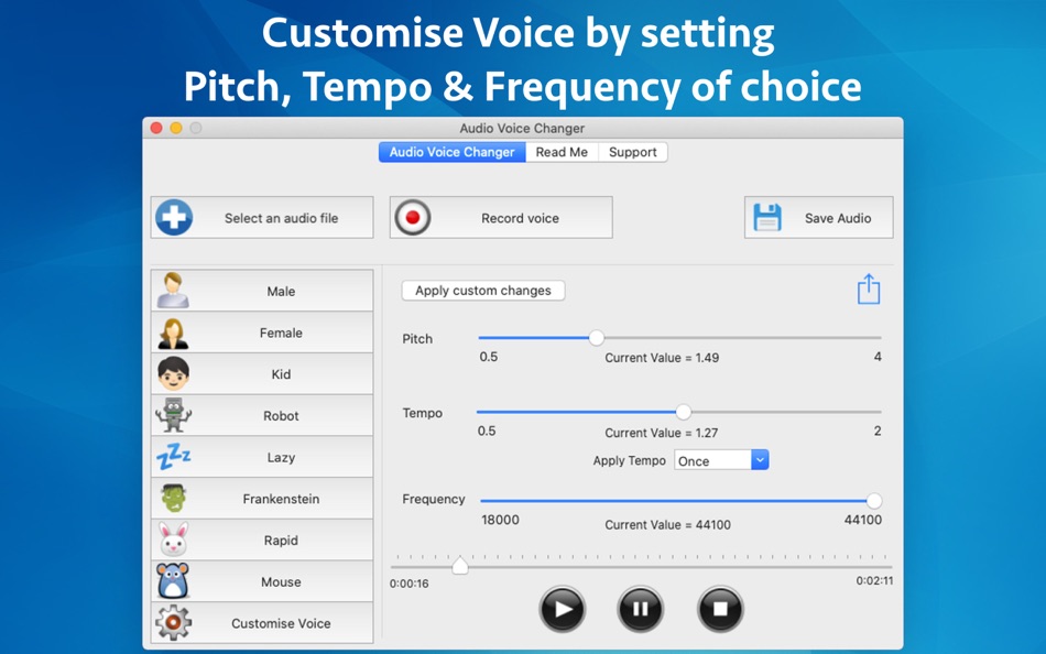 #9. Audio Voice Changer (macOS) 由: Nikhil Anshuman