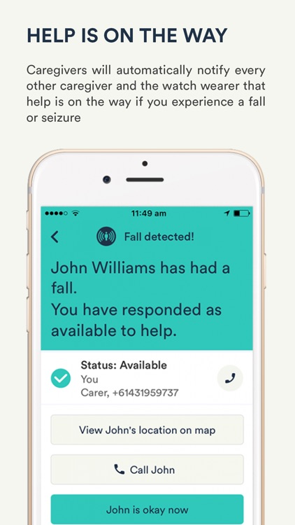 Fall Alert – My Medic Watch