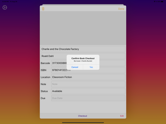 Bookshelf Scanner iPad screenshot 5 - Book app