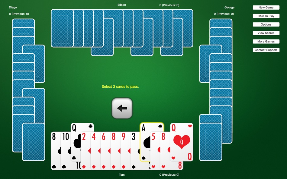 #2. Hearts Cards (macOS) di: NeverBored Studios