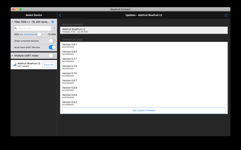 Bluefruit Connect screenshot 9