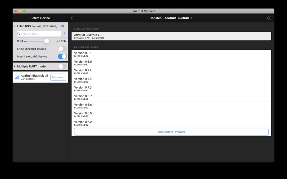 #9. Bluefruit Connect (macOS) بواسطة: Adafruit Industries