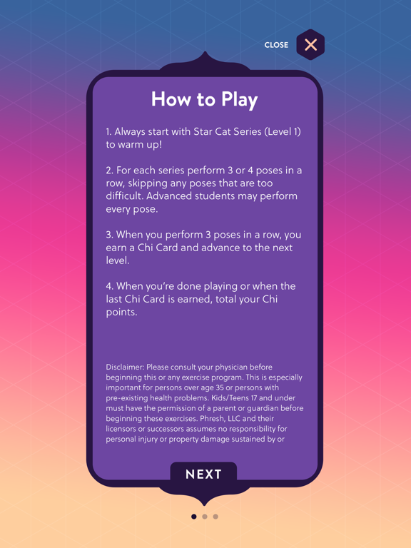 Chi Universe Yoga iPad screenshot 5 - Health & Fitness app