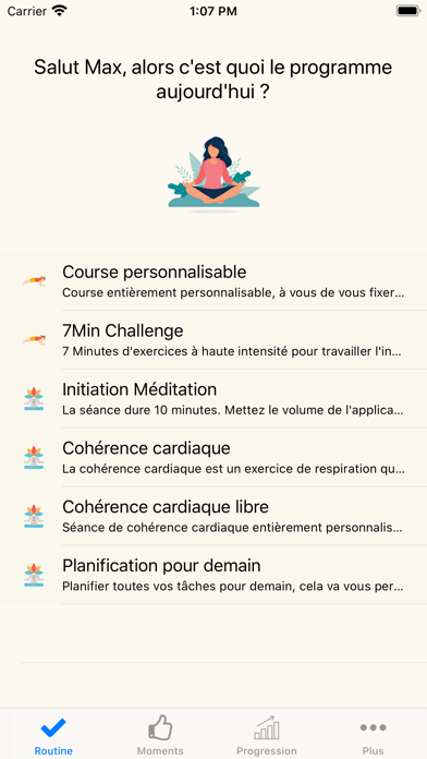 Screenshot #1 pour Custom Life : Coach Lifestyle