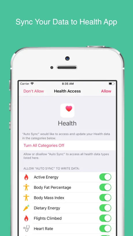 Auto Sync for Fitbit to Health