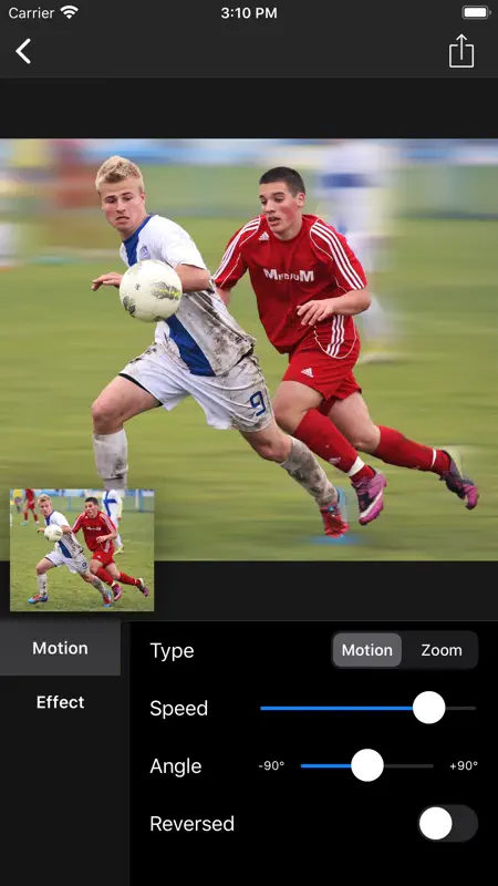 Motion Blur - Panning Photo screenshot 8 of 10
