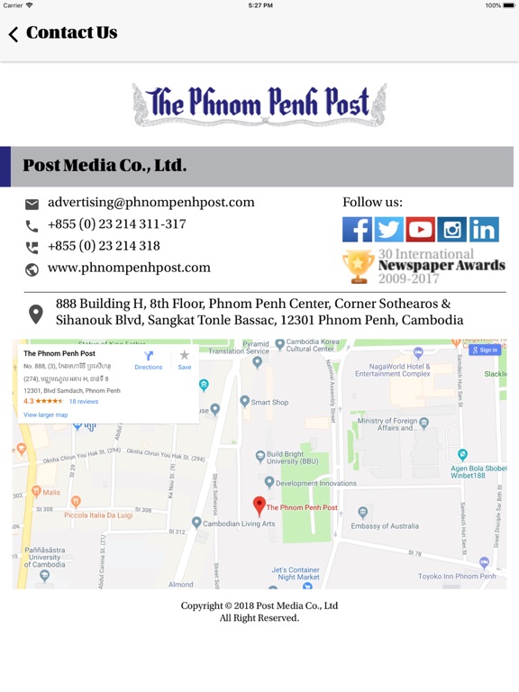 Screenshot #4 pour The Phnom Penh Post