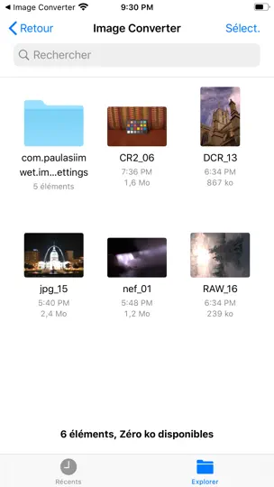 Capture d'écran de Convertisseur D'image sur iPhone 6