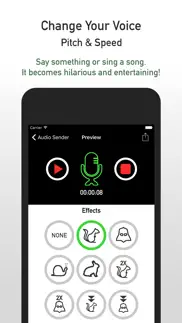 audio sender - voice changer iphone screenshot 2